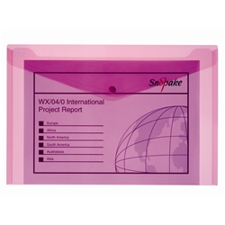 Polyfile Electra Pink Foolscap Ref 11163