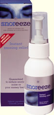 Snoring relief spray.