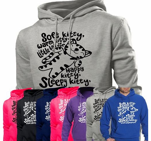 SnS Online Womens Ladies Girls Mens Boys Unisex Hoodies Hooded Sweatshirt Pullover Soft Kitty Warm Kitty Cat Ho