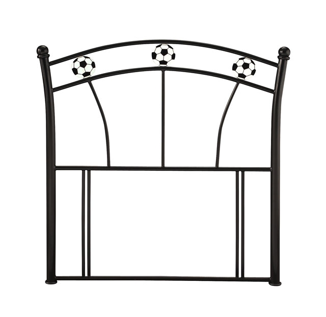 Soccer Black Single Headboard