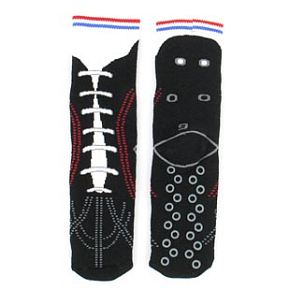 Sockshop Boys 1 Pair Football Shoe Cotton Rich Slipper Socks 6-8.5 kids - Black