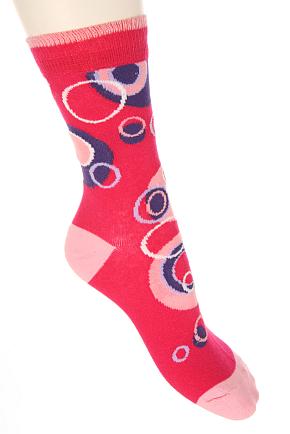 Sockshop Ladies 1 Pair Fifties Circle Design Cotton Rich Socks