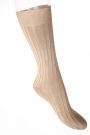 Sockshop Mens 1 Pair Fine Rib Cotton Rich Sock 12-14 Mens - Camel