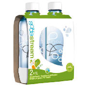 Sodastream 1ltr bottle twin pack white