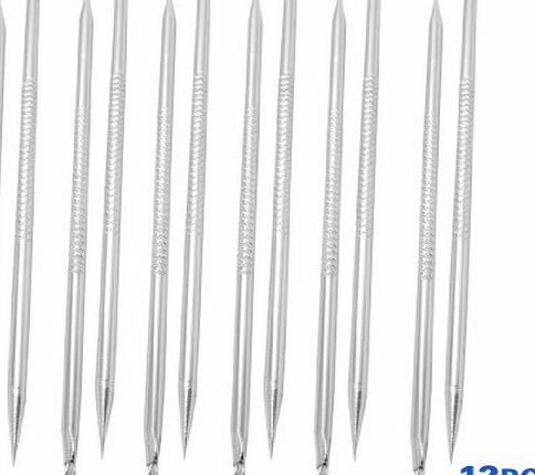 SODIAL(R) 12 Pcs Blemish Blackhead Extractor Acne Removers Needles Beauty Tools