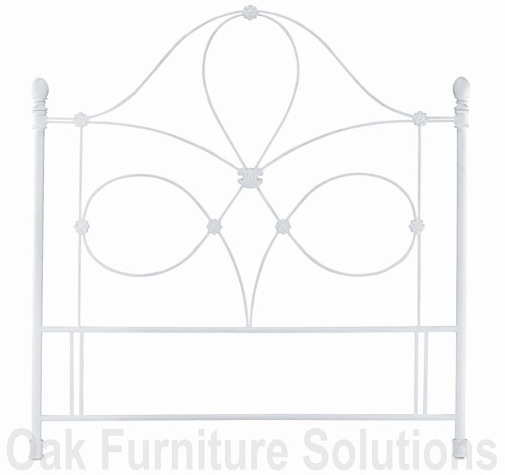 Sofia White Headboard - 135cm - Double and 150cm