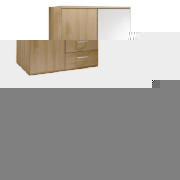 Soho 2 Door 2 Drawer Wardrobe, Oak effect