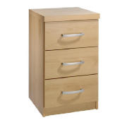 Bedside table, Beech effect