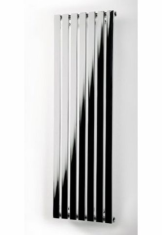 SOL-AIRE 252 x 1200 mm Hailwood Chrome Designer Radiator 2159 BTU Vertical Flat Panel