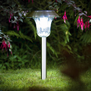 Solar Garden Light - Torino Stainless Steel