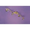 GU10 4LT S BAR POLISHED BRASS BRUSHED BRASS