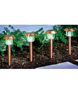 Marker 4 Pack Copper Finish Lights