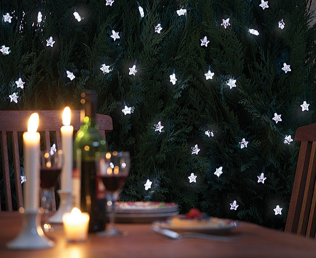 Solar Star String Lights, (50)