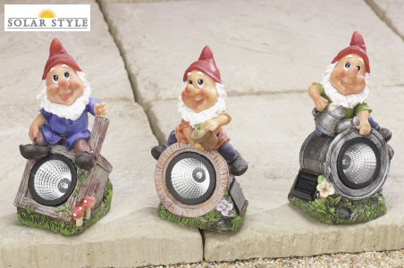 Style Set of 3 Gnome Spot Lights