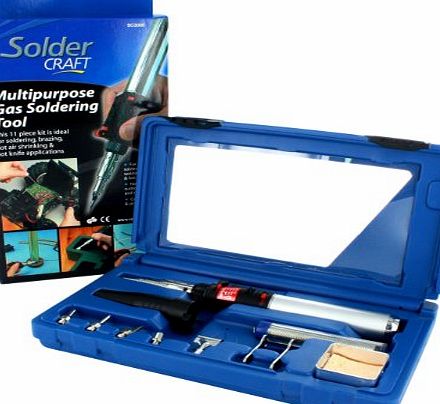 Soldercraft Multi-Purpose Gas Soldering Tool Set,Black/Grey