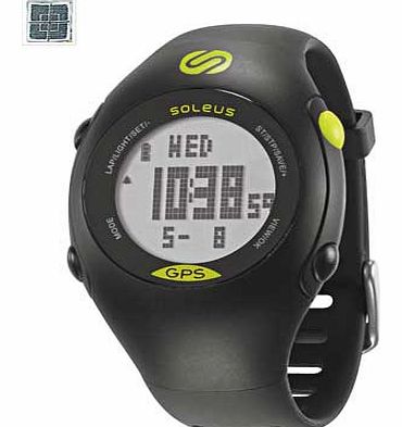 Soleus MINI GPS Watch - Black/Lime