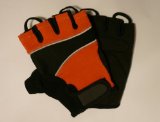 BRAND NEW AMARA GYM / CYCLING / WEIGHT LIFTING TRAINING GLOVES *LARGE* ORANGE/BLACK