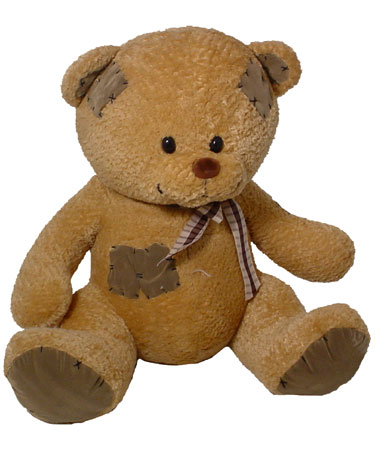 Somerset Soft Toys 17 PATCHWORK BEAR