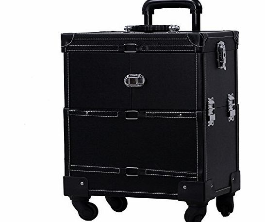 Songmics-Display Songmics Trolley/Vanity Beauty Professional Stylish Multi- Functional Large Cosmetics Case Beauty Se