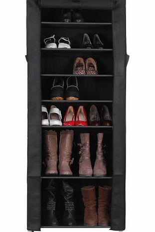 Songmics 10 Tier Shoe Rack Stand Standing Storage Organizer 58 x 28 x 160cm RXJ10H