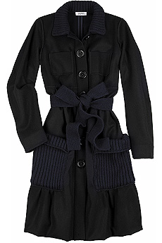 Sonia by Sonia Rykiel Contrast color coat