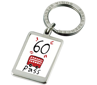 Spencer 60th Birthday Keyring