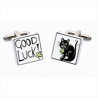 Good Luck Bone China Cufflinks by