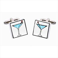 Martini Bone China Cufflinks by