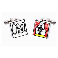 Opera Bone China Cufflinks by