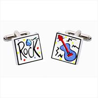 Rock Bone China Cufflinks by