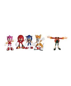 SONIC X 3in Bendable Figures