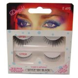 Dimples Individual Black False Eyelashes 124 Top Bottom Lashes