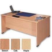 S5 1800 Panel-end Desk Rectangular W1800xD800xH730mm Beech