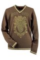 mens cashmere blend V-neck sweater