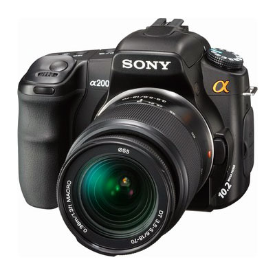 Sony Alpha 200 with 18-70 Kit