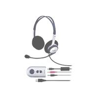 DR 260USB - Headset ( semi-open ) - silver