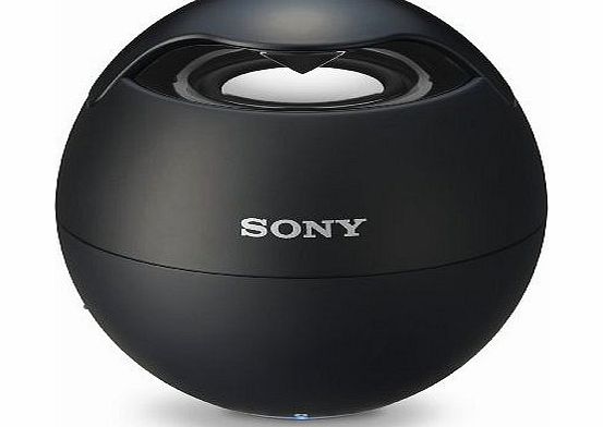 Sony Ultra Portable Bluetooth Wireless Speaker with 360-Degree Circle Sound Technology and Built-In Speakerphone - Black