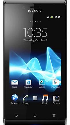 Sony Xperia J Mobile Phone on Vodafone Pay As You Go / Pre-Pay / PAYG - White