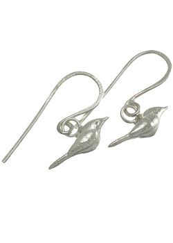 Silver Love Bird Earrings By Sonya Bennett LBBER