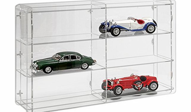 SORA 1/18 Model Car Display Case with transparent back-panel