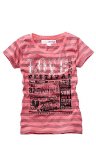 Fashion Union - Pink 12 Stripe Festival Tee