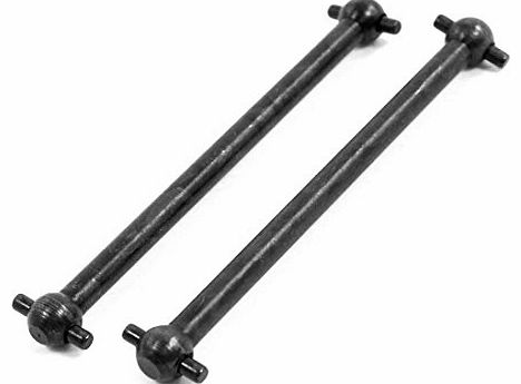 Sourcingmap 2 Pcs 94188 1/10 RC Car Truck Spare Part 63cm Long Black Dogbone 08061