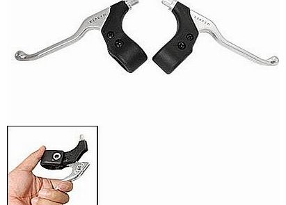 Sourcingmap Black Cycling Mountain Bike Bicycle Brake Levers 1 Pair