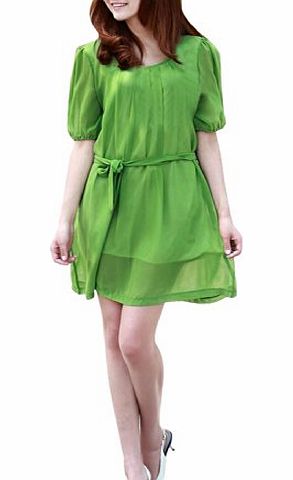 Sourcingmap Maternity Pregnancy Sweet Short Sleeve Knee-length Chiffon Dress