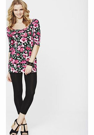 Three-Quarter Sleeve Printed Tunic