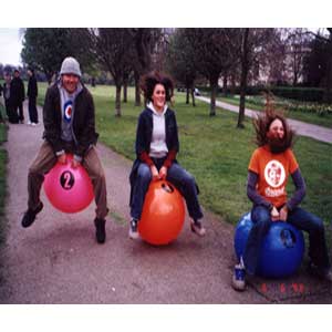 Space Hopper 3 Pack of Racing Odd Balls