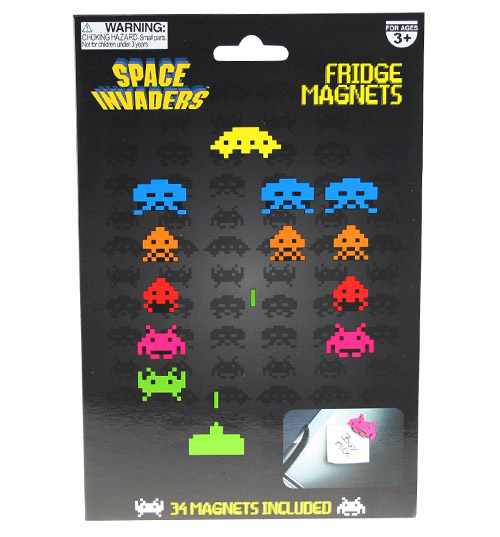 Space Invaders Fridge Magnets