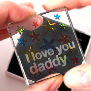 Collectable Glass Token - I Love You
