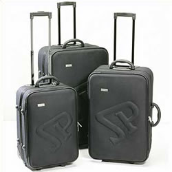 3 Piece Luggage Set Black