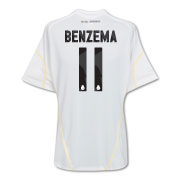 Adidas 09-10 Real Madrid home (Benzema 11)